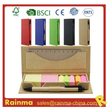 Цветовая палитра Memo Pad с ручкой и линейкой